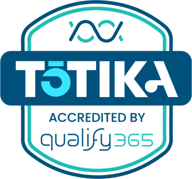 Tōtika accredited by Qualify365 badge